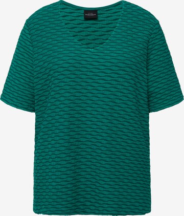 T-shirt Ulla Popken en vert : devant