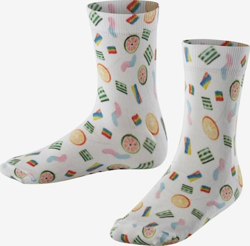FALKE Socks in White: front