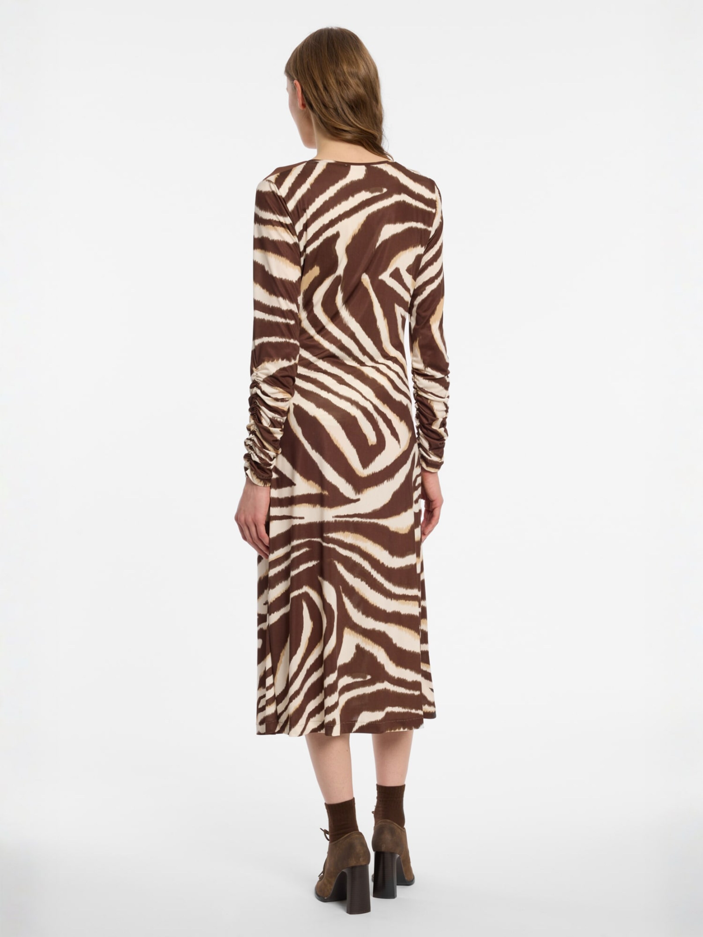 Ana Alcazar Jurk 'Eugory' in Beige