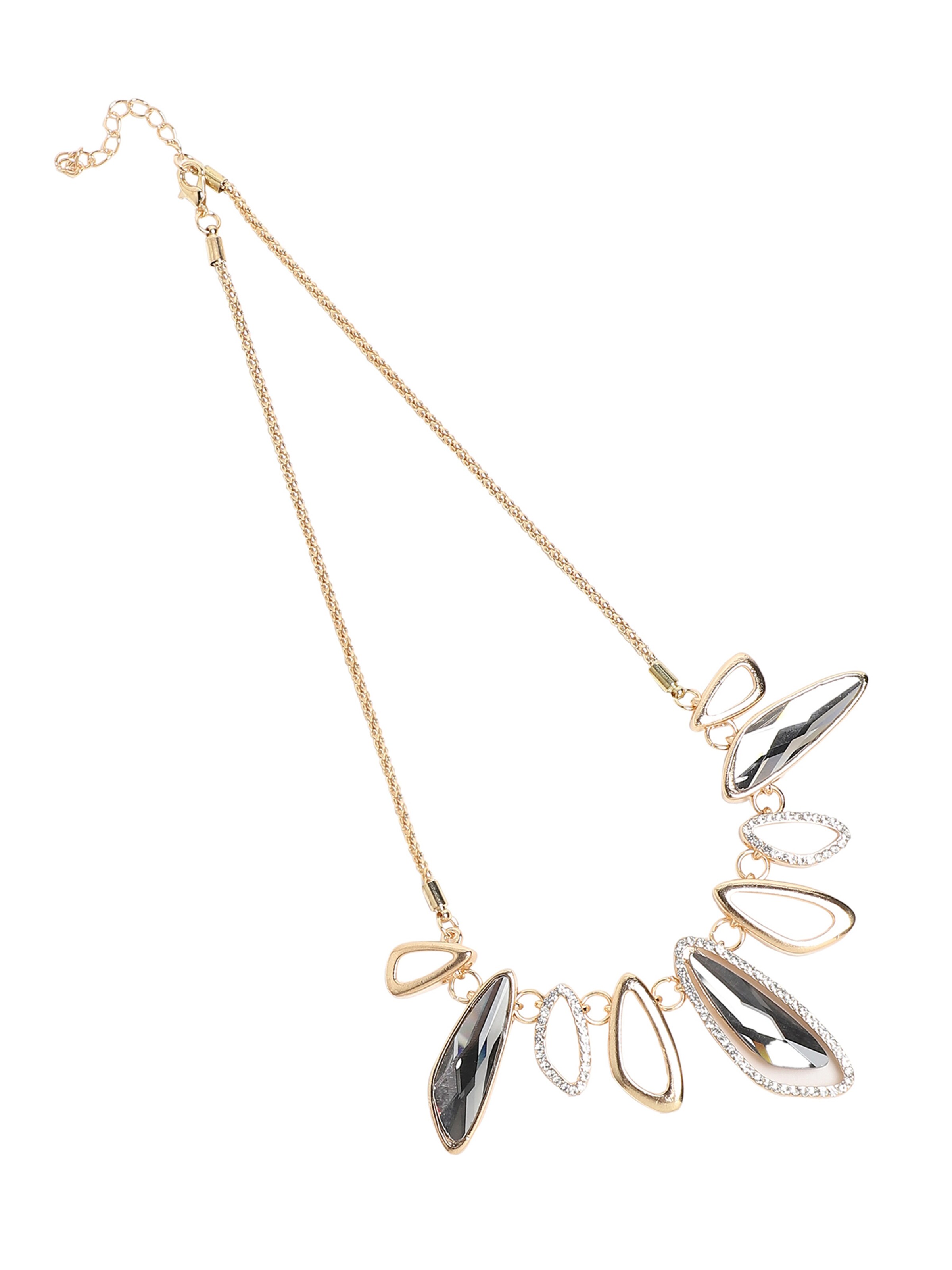 SOHI Ketting 'Farheen' in Goud: voorkant