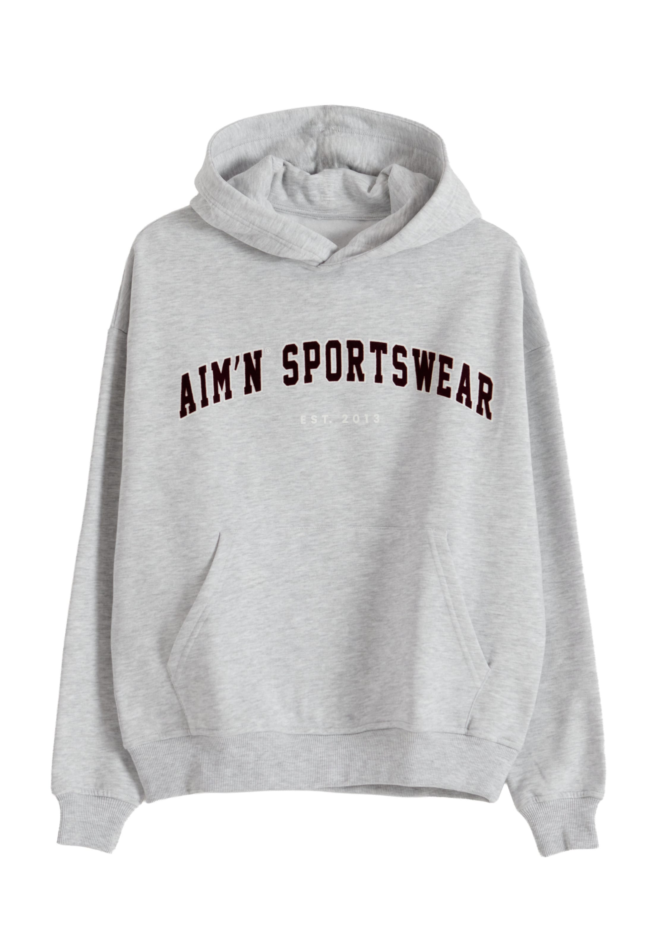 Aim'n Bluzka sportowa 'Varsity' w kolorze brązowy: przód