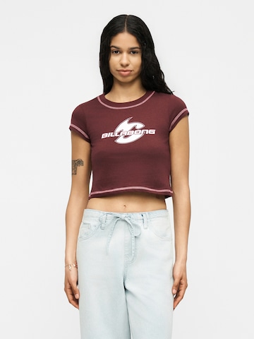 BILLABONG Tričko 'SUPALOVE' – hnědá: přední strana