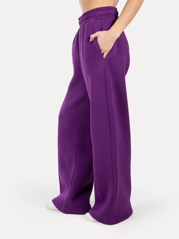 Loosefit Pantalon 'Siara' Smilodox en violet