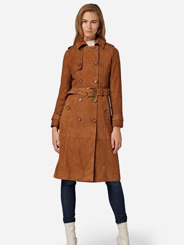 Manteau mi-saison 'Gloria' RICANO en marron