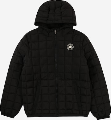 Giacca di mezza stagione di CONVERSE in nero: frontale