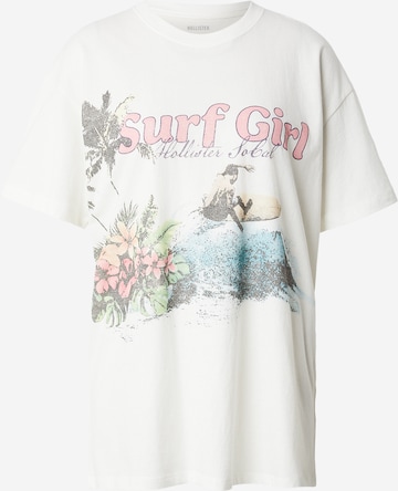 HOLLISTERMajica - bijela boja: prednji dio