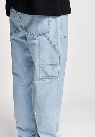 2Y Studios - Loosefit Pantalón vaquero cargo 'Haldor Carpenter' en azul