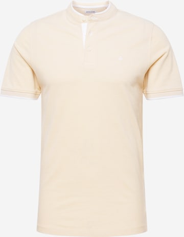 JACK & JONES T-shirt 'PAULOS' i gul: framsida