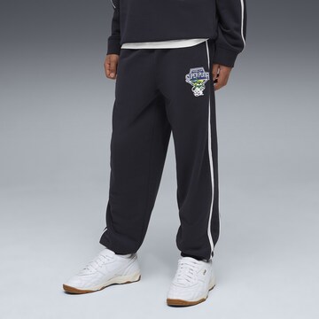 PUMA Tapered Sportbroek 'T7' in Blauw: voorkant