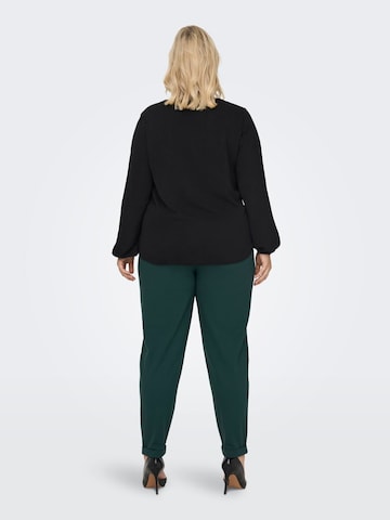 ONLY Carmakoma Regular Pleat-Front Pants in Green