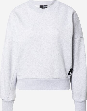 Sweat de sport ADIDAS SPORTSWEAR en gris : devant