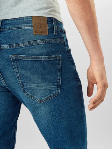 Only & Sons Slimfit Jeansy 'Weft' w kolorze niebieski