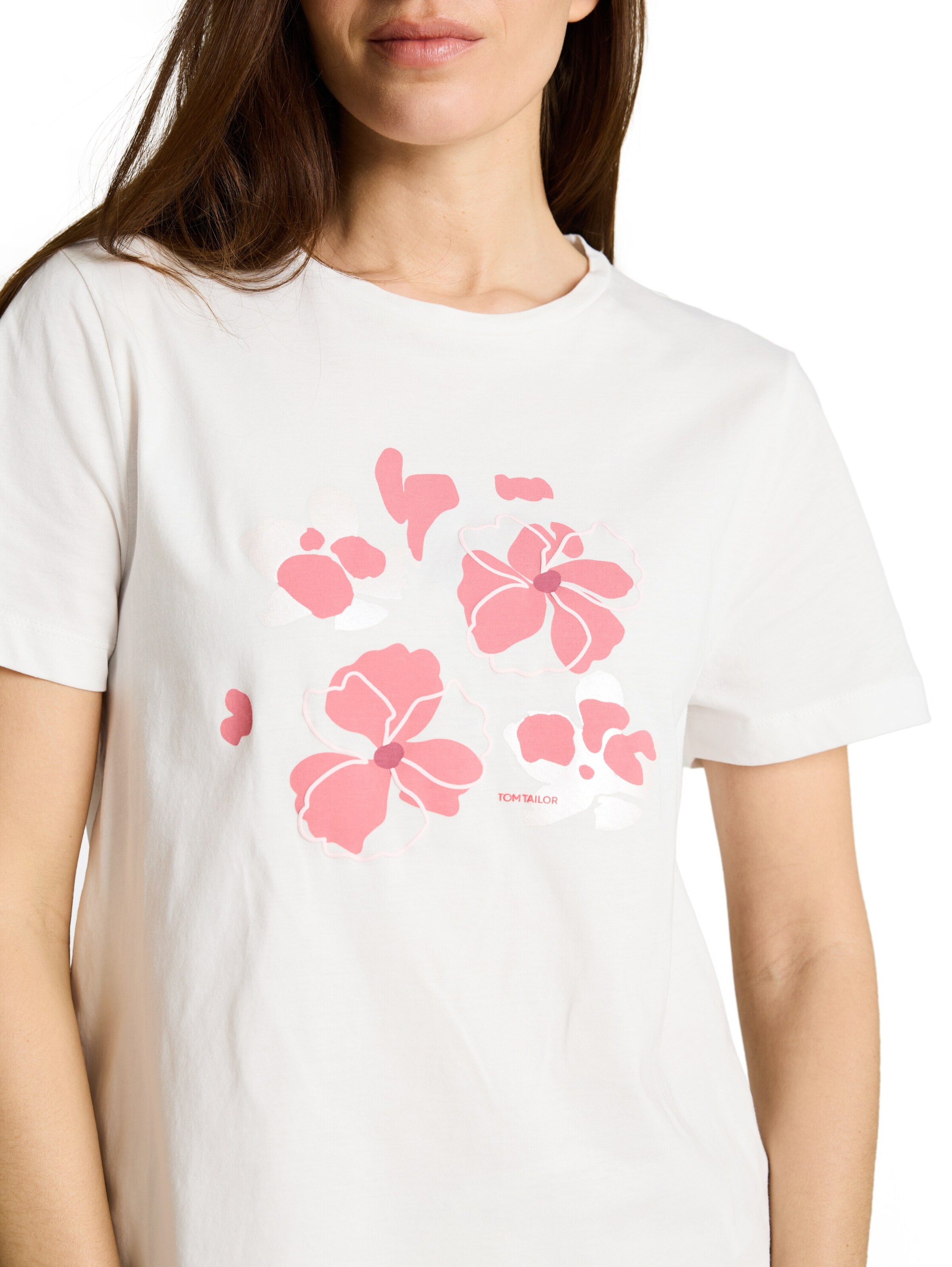 Tricou de la TOM TAILOR pe alb