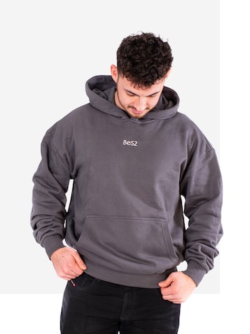 Pull-over 'Heavy' Be52 en gris