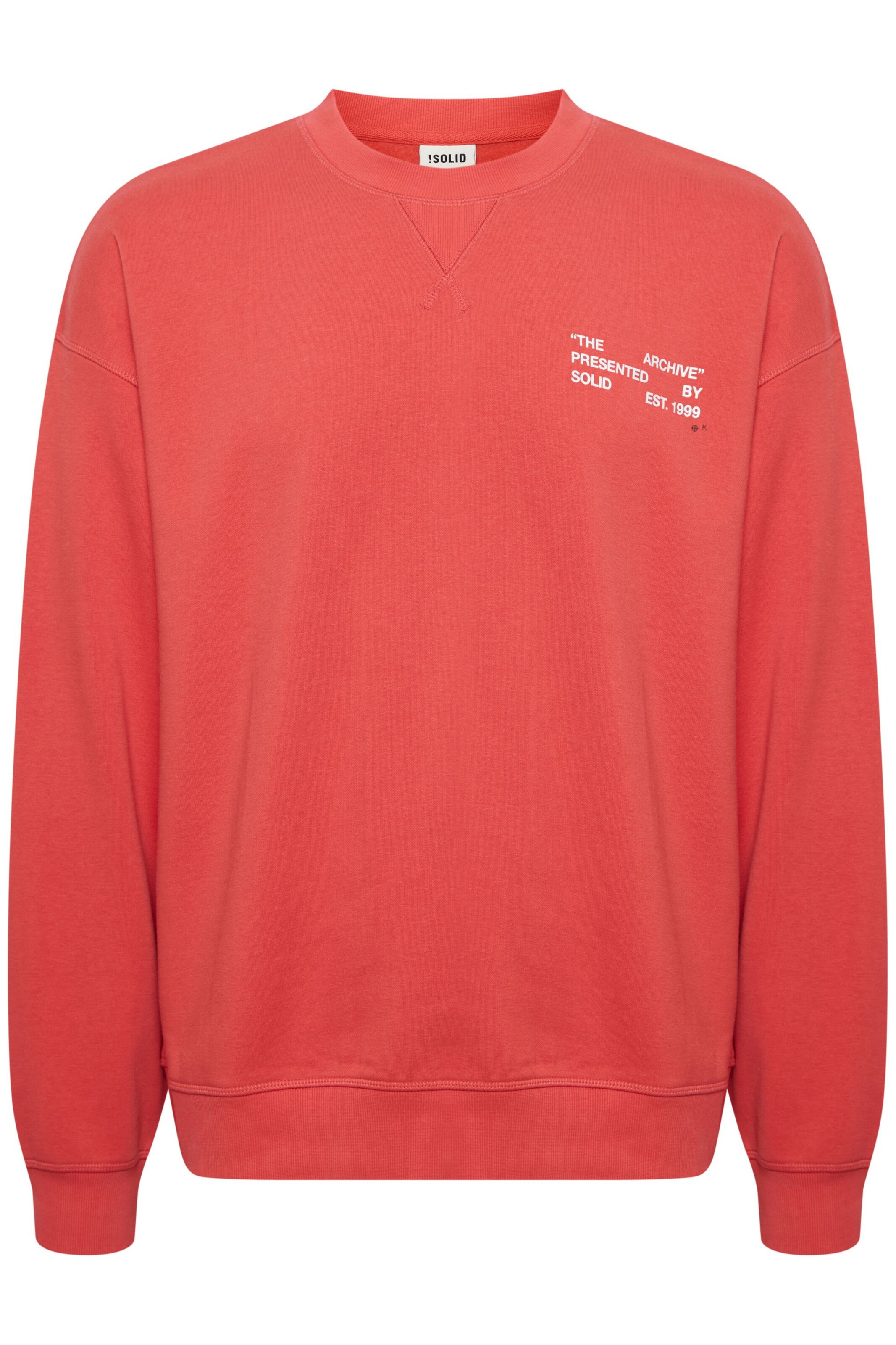 !Solid Sweatshirt 'Edyn' in Rot: Vorderseite