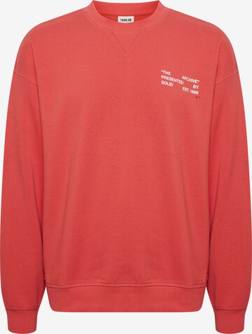 !Solid Sweatshirt 'Edyn' in Red: front