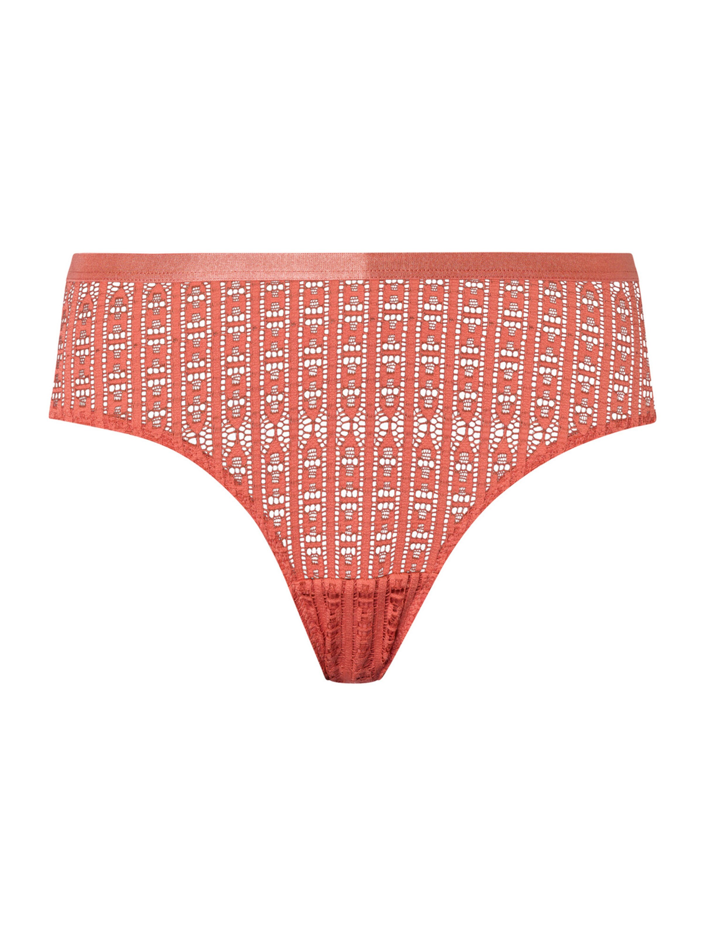 Hanro Minislip ' Hedy ' in Orange: Vorderseite