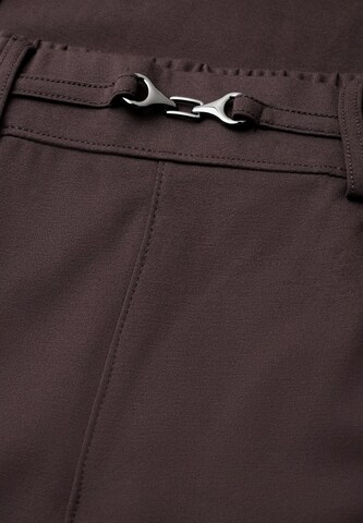 STREET ONE Regular Pants 'Amalia' in Brown