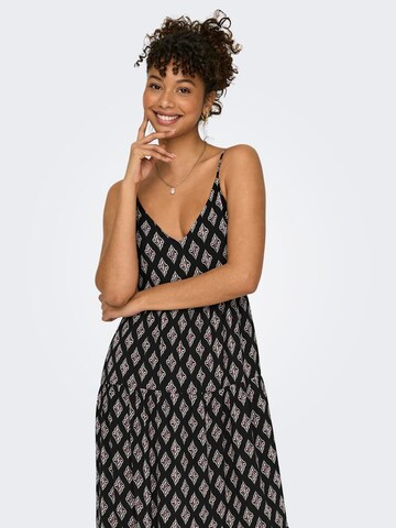ONLY - Vestido de verão 'NOVA' em preto