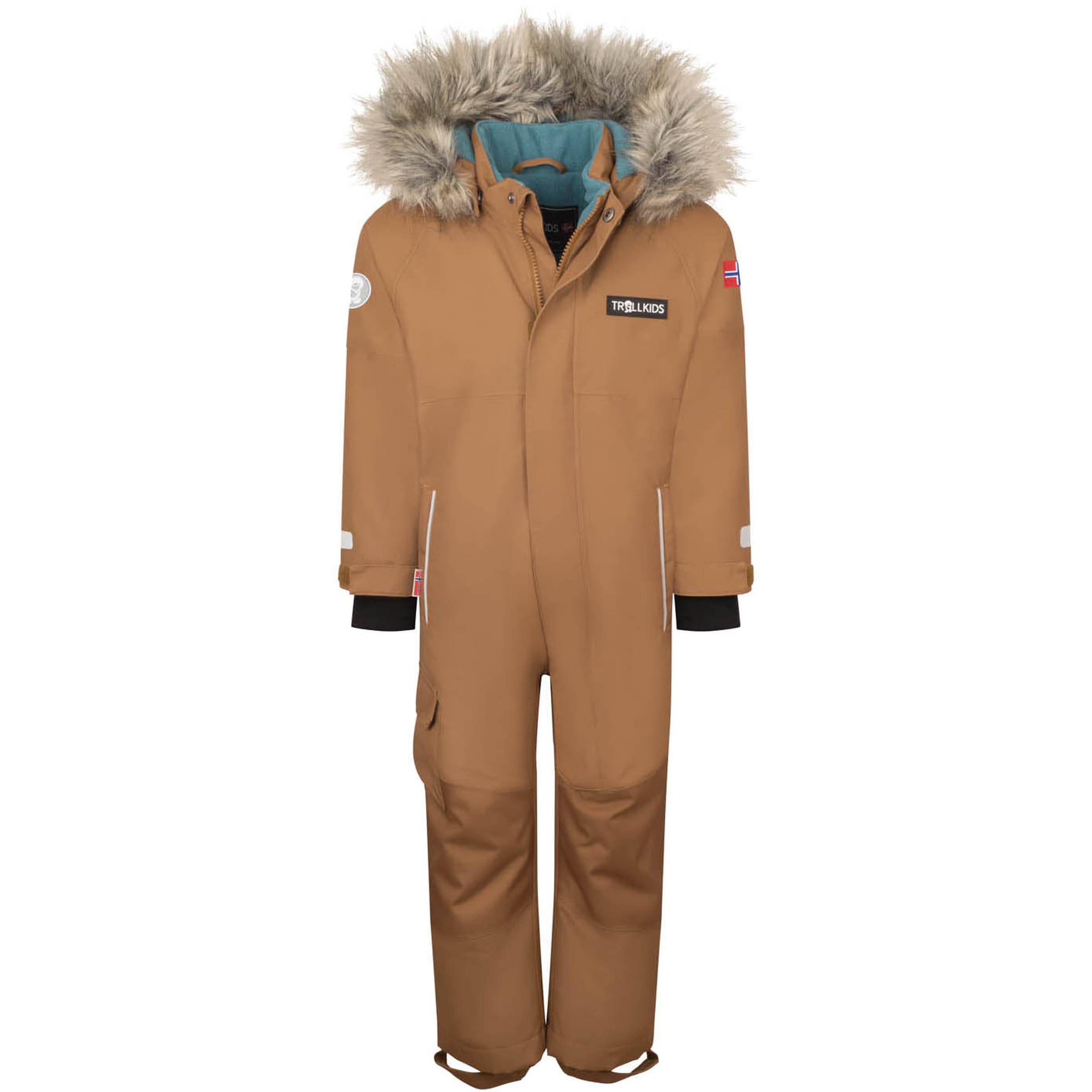 TROLLKIDS Funktionsanzug 'Kirkenes' in Bronze: Vorderseite