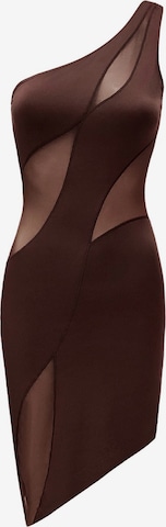 Robe de cocktail 'Curve' OW Collection en marron : devant