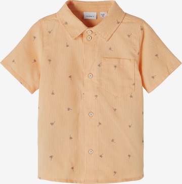 NAME IT - Camisa 'JEPALM' en naranja: frente