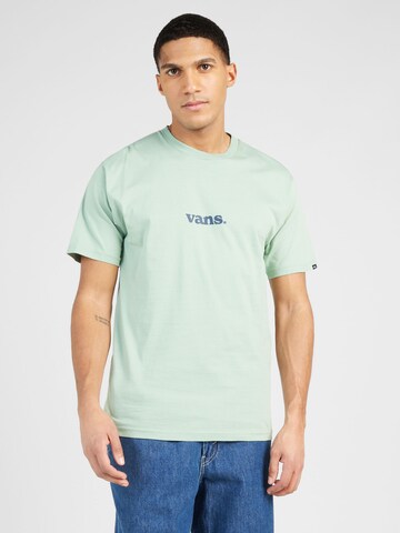 VANS Shirt 'Lower Corecase' in Groen: voorkant