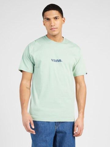 T-Shirt 'LOWER CORECASE' VANS en vert : devant