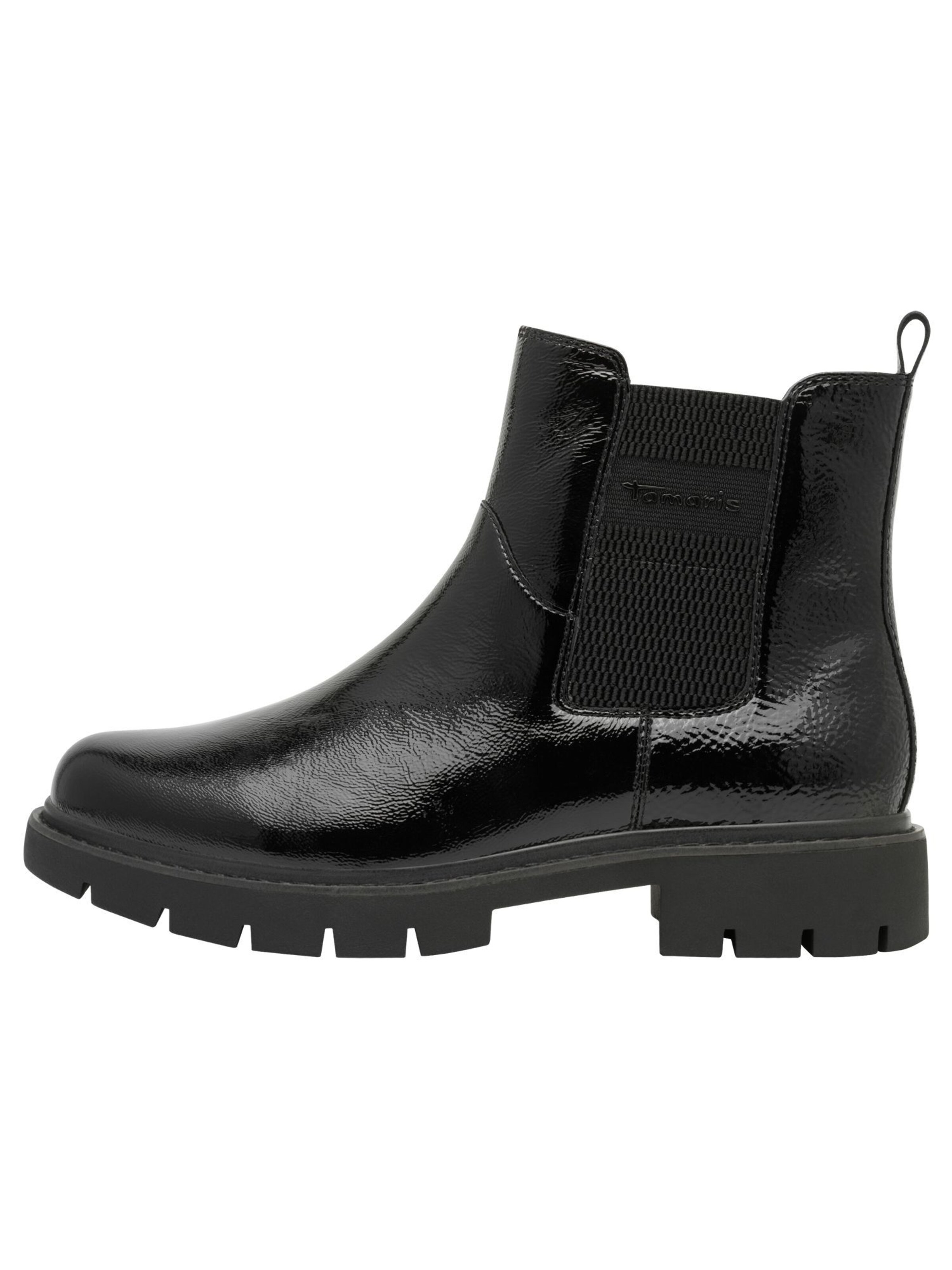 Tamaris Chelsea Boots in Schwarz