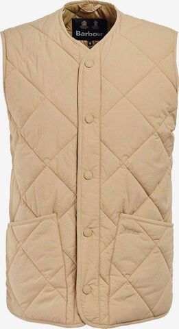 Gilet Barbour en beige : devant