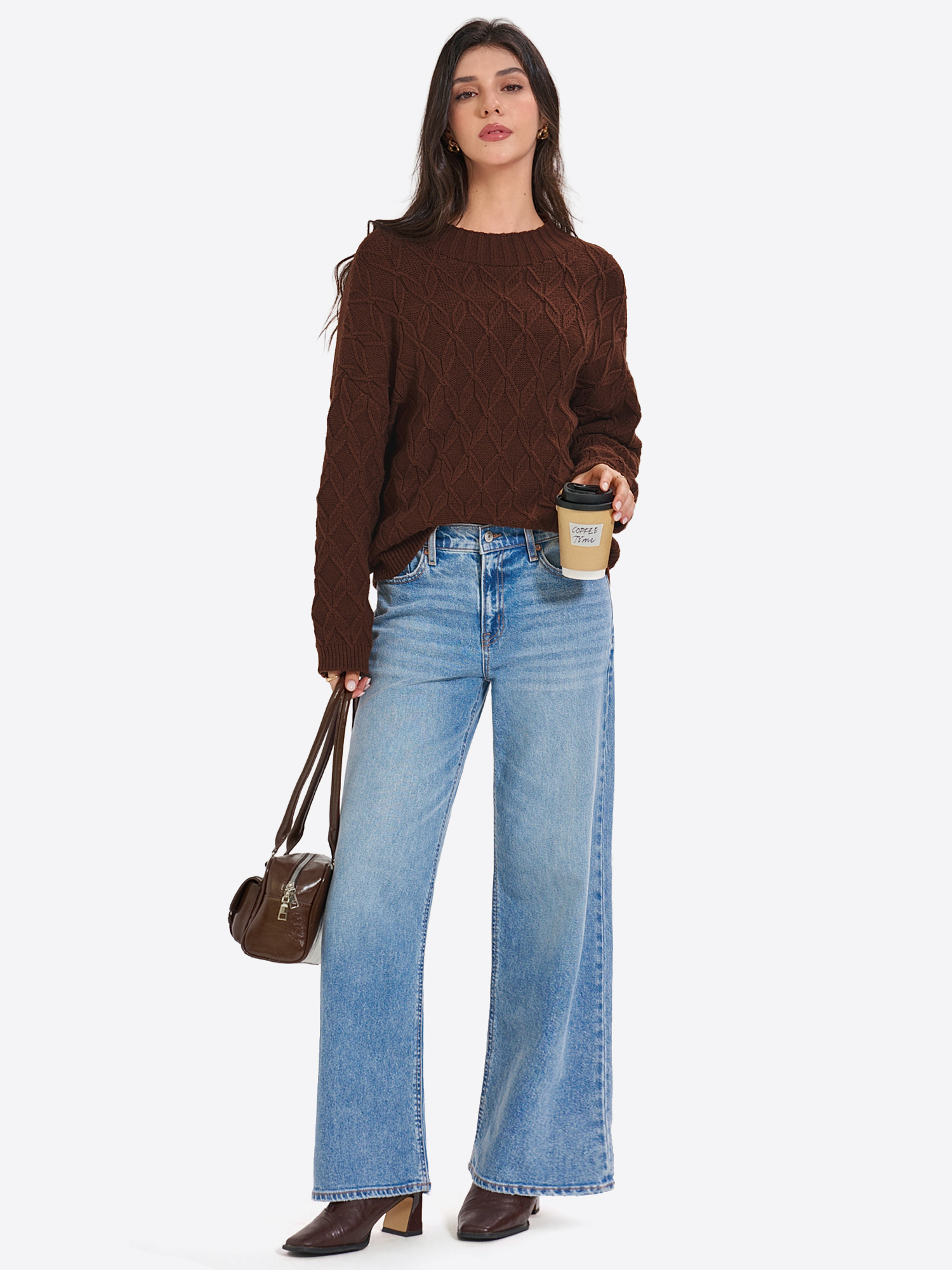 Pull-over Imily Bela en marron