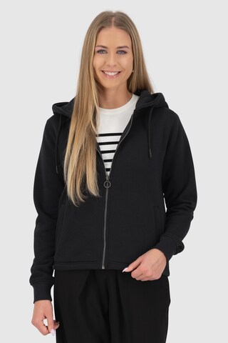 Alife and Kickin - Sudadera con cremallera 'AKFreda' en negro: frente