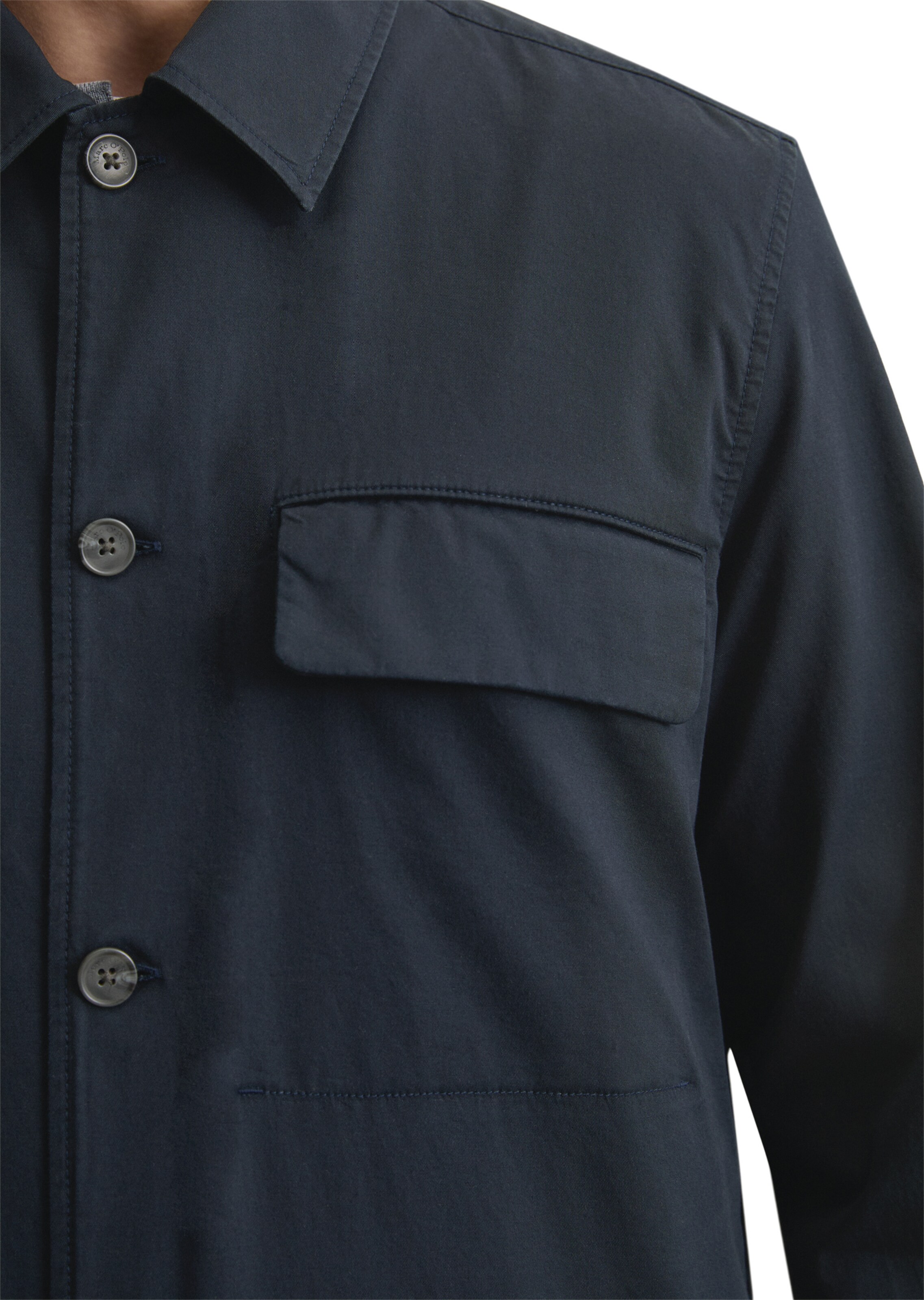 Marc O'Polo Comfort fit Overhemd in Blauw