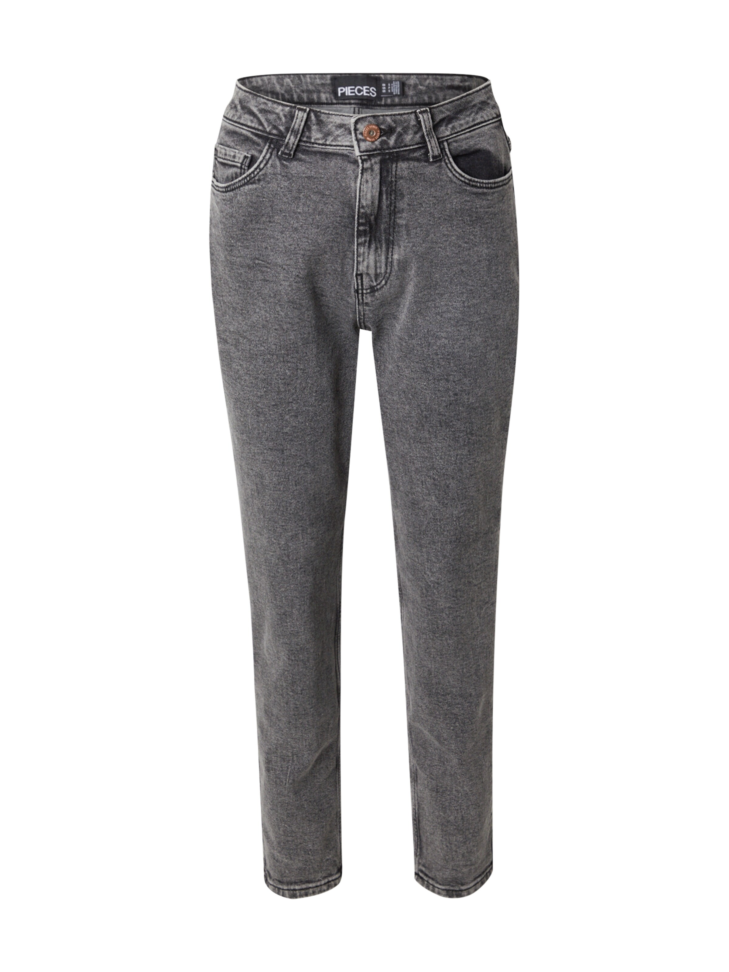 PIECES Regular Farkut 'PCKESIA JESSIE' värissä harmaa: etupuoli