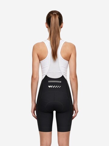 Skinny Pantalon de sport 'Wulibike Damen Trägerhose 3D-Schaumpolster, Athletic Fit, 3 Taschen' WULIBIKE en noir