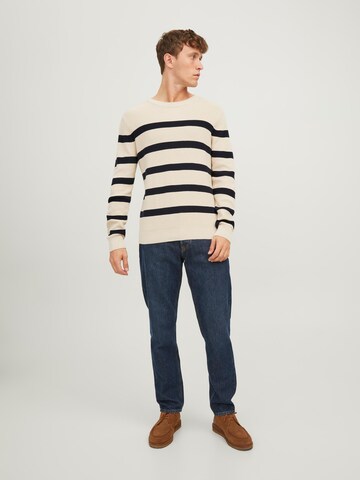 smėlio JACK & JONES Megztinis 'MAISON'