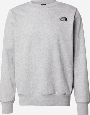 Sweat-shirt 'Simple Dome' THE NORTH FACE en gris : devant