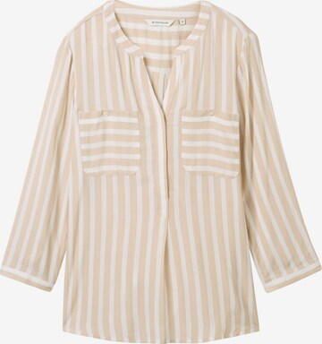 Camicia da donna di TOM TAILOR in beige: frontale