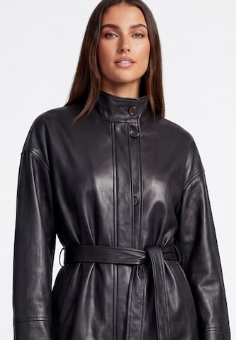 Manteau mi-saison faina en noir