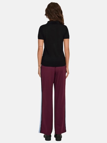ONLY Shirt 'ONLY ONLCATHERINE SS POLO NECK EX KNT POLO' in Black