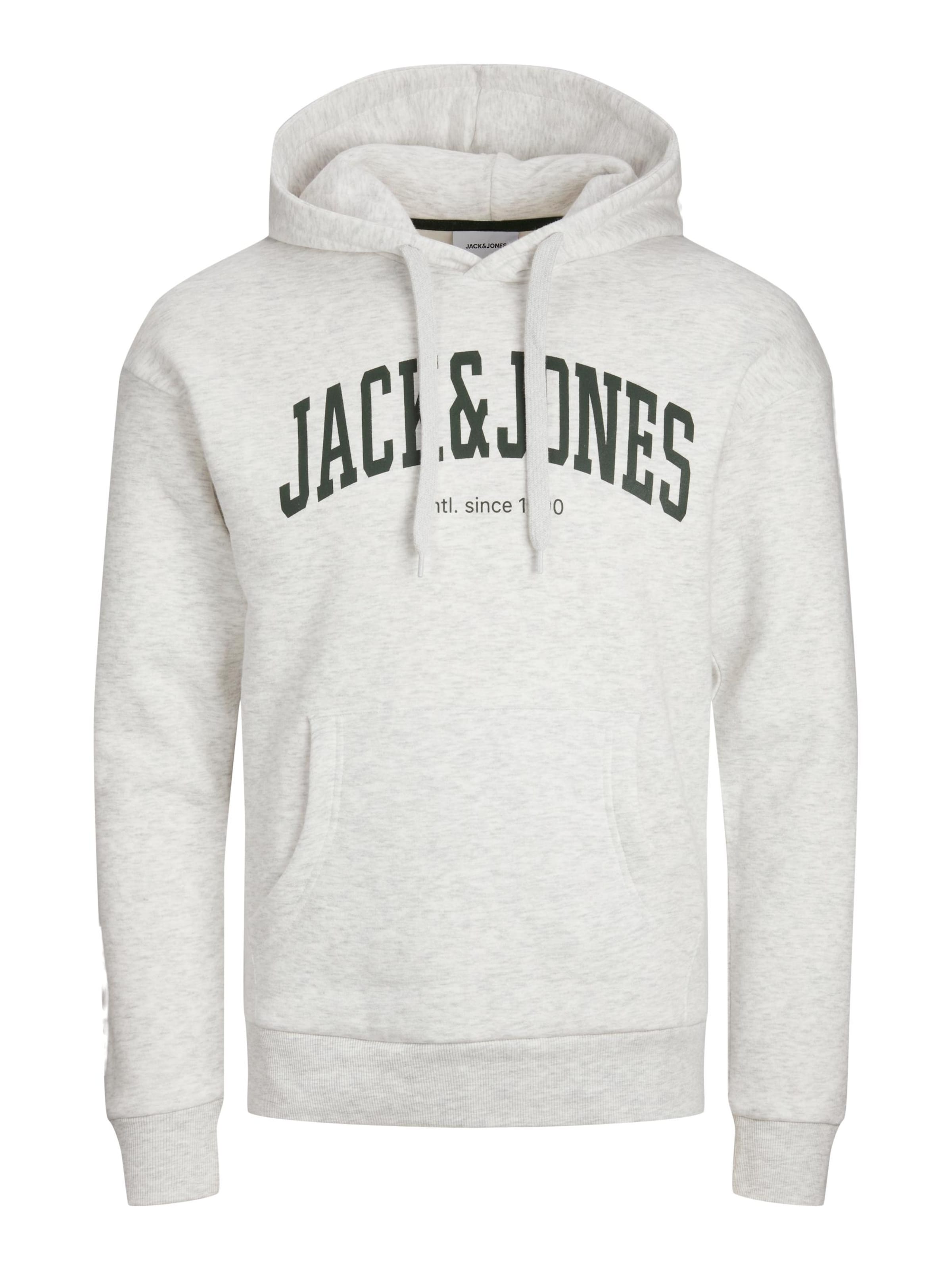JACK & JONES Sweatshirt 'JJEJosh' in White: front