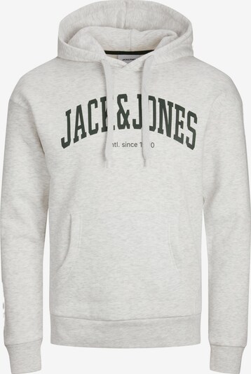 JACK & JONES Sweat-shirt 'Josh' en noir / blanc chiné, Vue avec produit