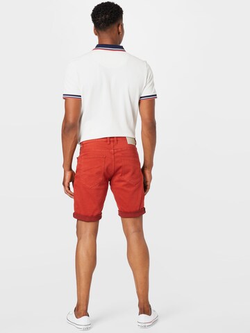 TOM TAILOR Regular Shorts 'Josh' in Rot