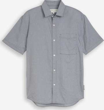 Chemise TOM TAILOR DENIM en gris : devant