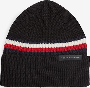 TOMMY HILFIGER Mütze in Schwarz: Vorderseite