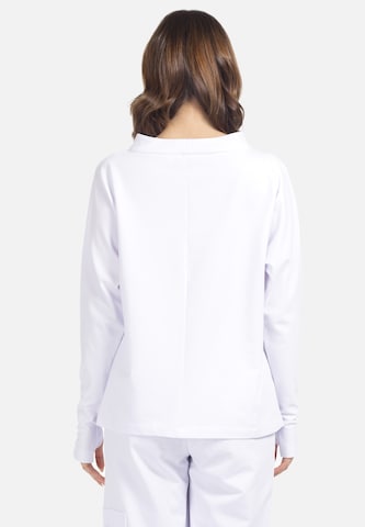 Sweat-shirt HELMIDGE en blanc