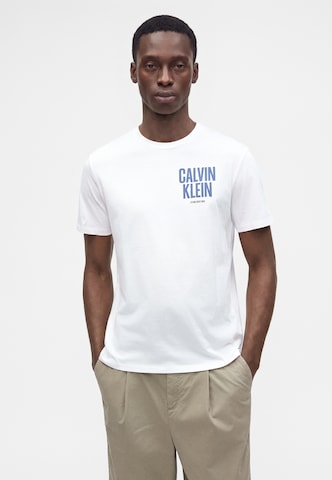balts Calvin Klein Jeans T-Krekls '30S'