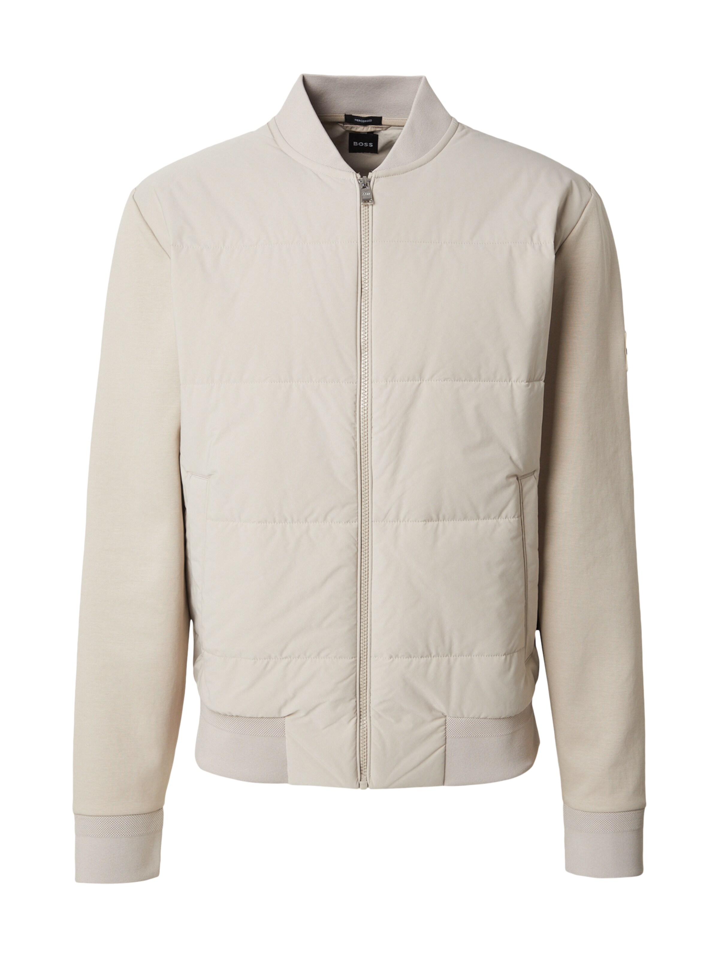 BOSS Övergångsjacka 'Skiles 100' i beige: framsida