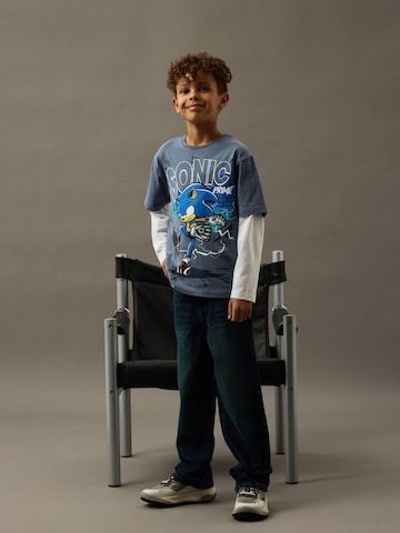 NAME IT - Camiseta 'Sonic The Hedgehog' en gris