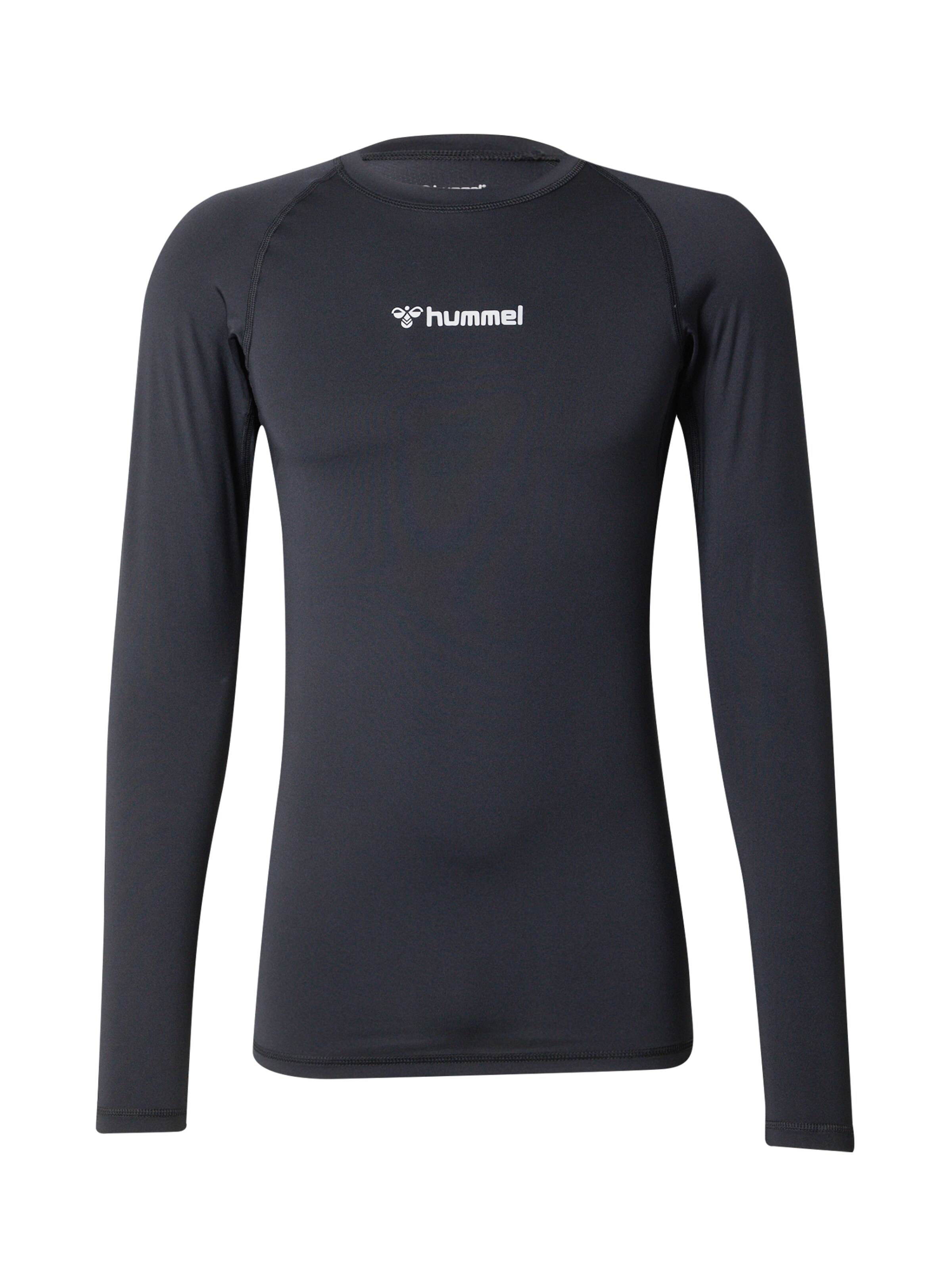 T-Shirt fonctionnel Hummel en noir : devant